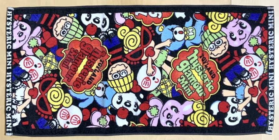 Amazon.co.jp: ヒスミニ フェイスタオル TOYLAND 黒